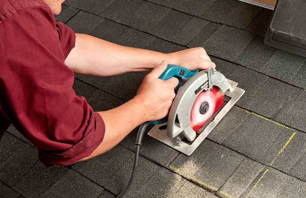 Cut it up with a circular saw