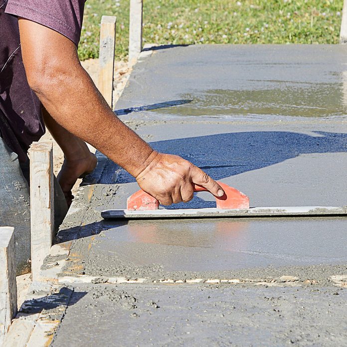 How to build and pour your own modern concrete patio Australian