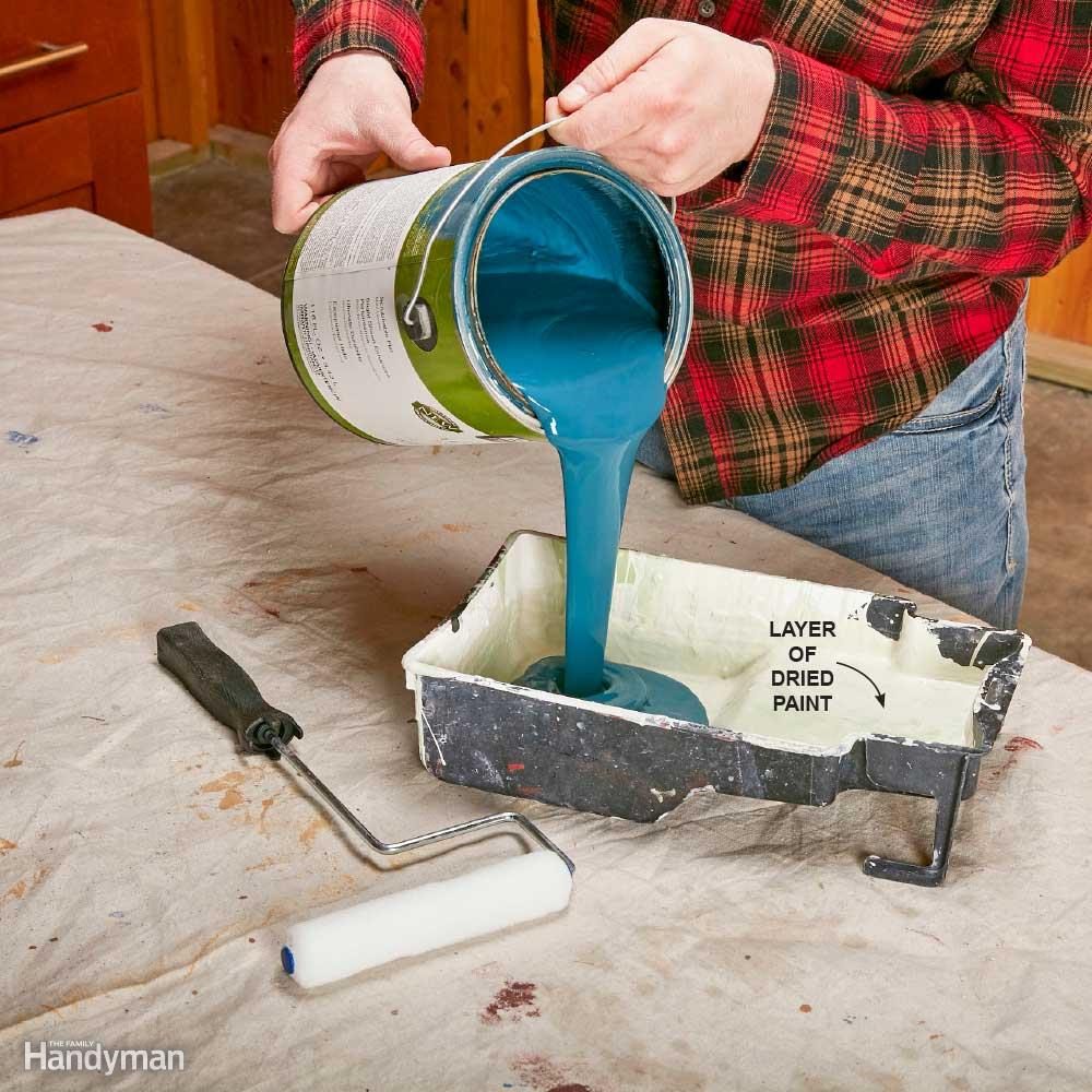 No-maintenance paint tray