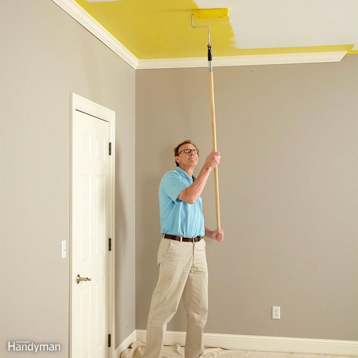Do the ceiling, then the walls
