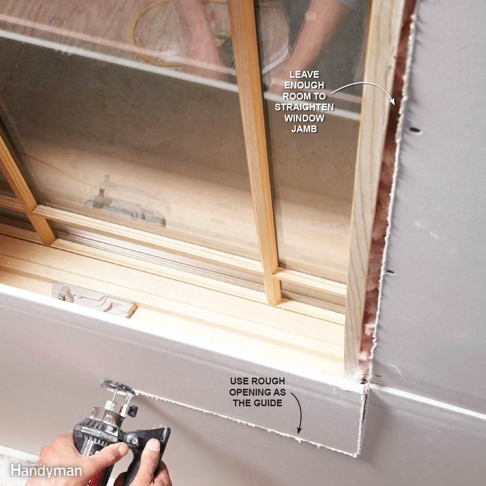 Don’t hang plasterboard too close to door jambs