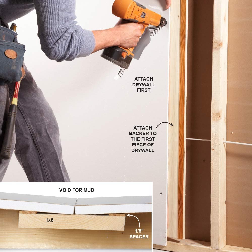 Invisible butt joint