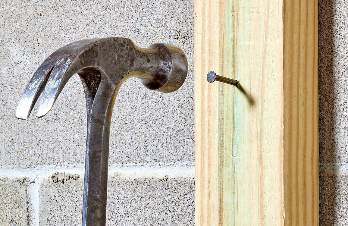 Don’t bother with masonry nails