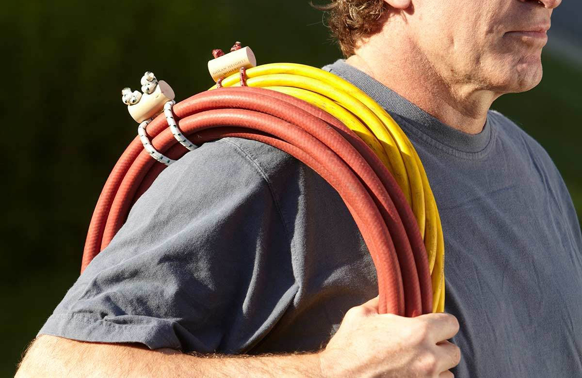 Common household items turned into useful yard tools