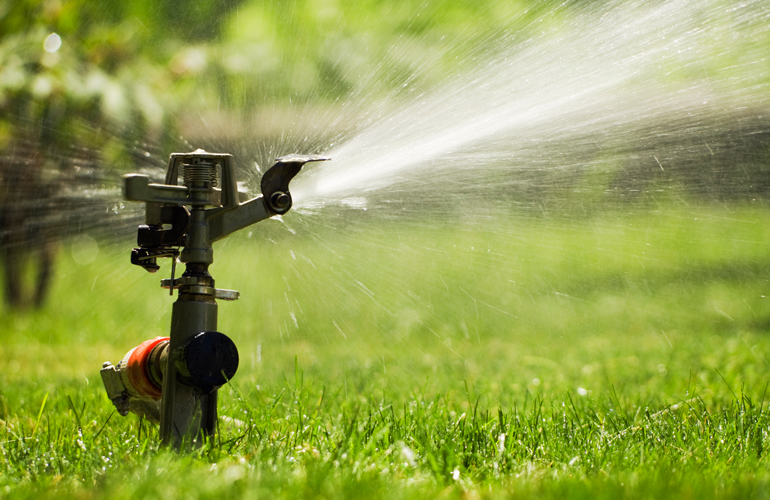 Garden hoses save more money than sprinklers