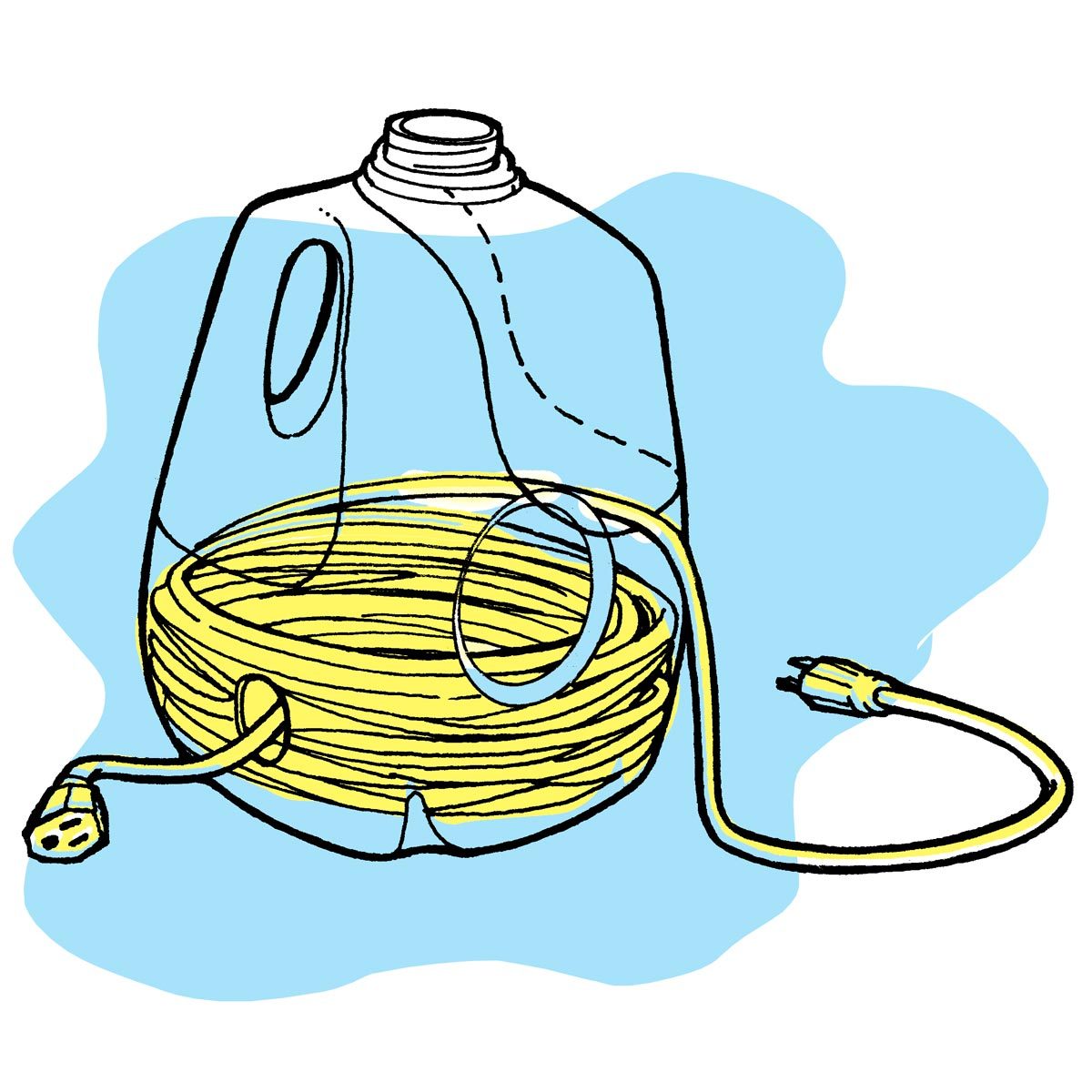 Extension cord holder