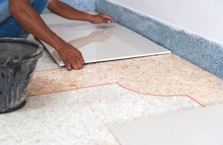 Tiling over tile