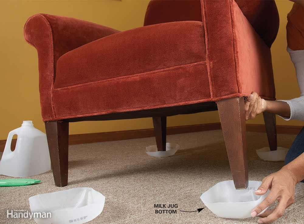 Milk jug furniture movers