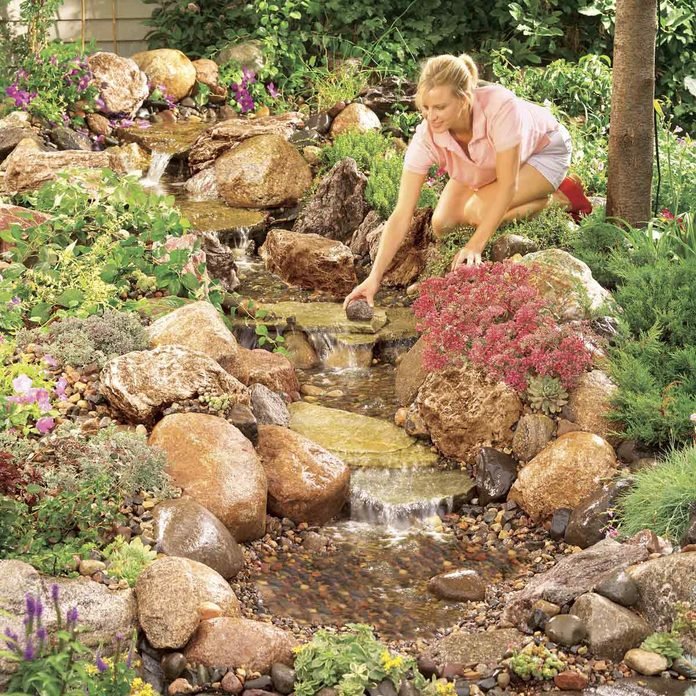 Construct a creek bed