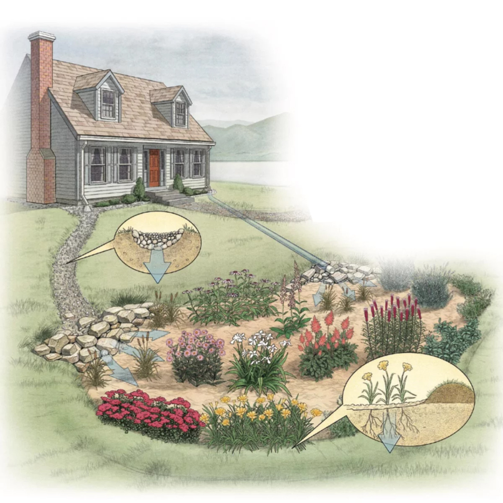 Build a rain garden
