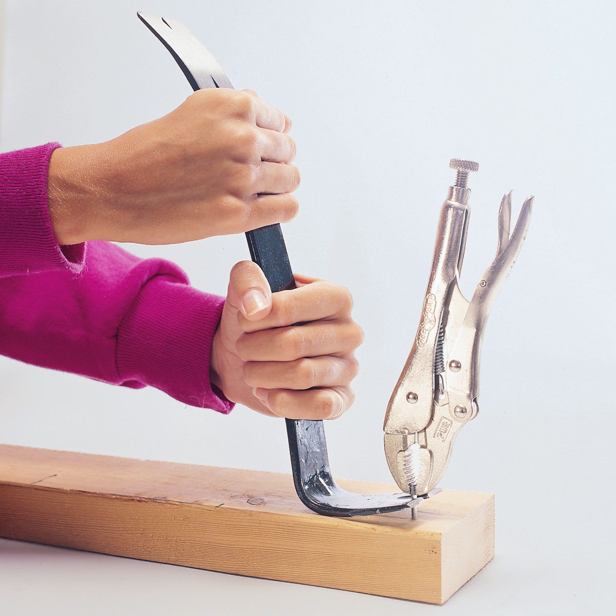 Double up on stubborn nails