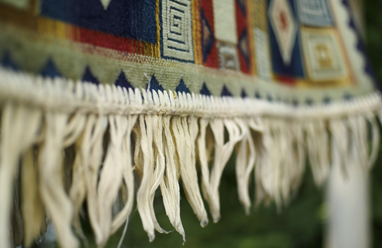 Dry your outdoor rug