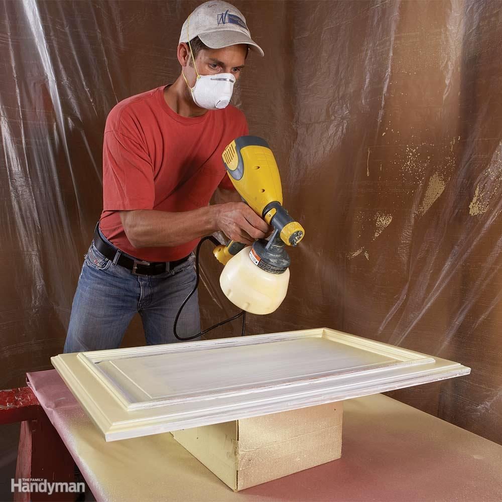Consider spray-painting the doors
