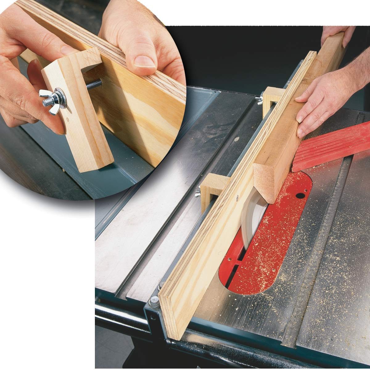 Make your own table saw fence