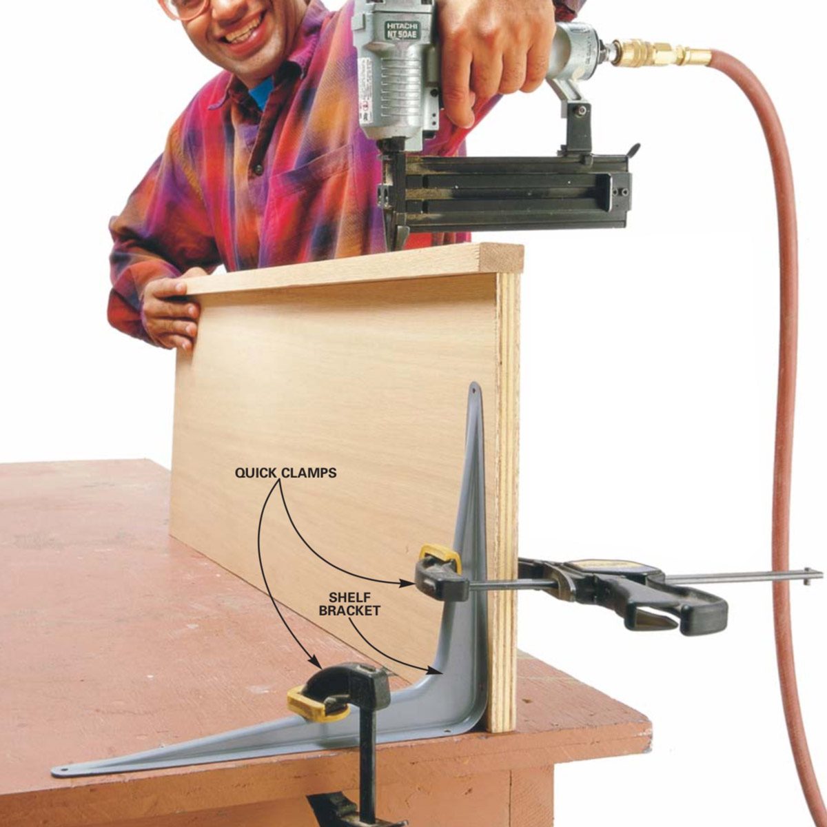 Shelf bracket to the rescue