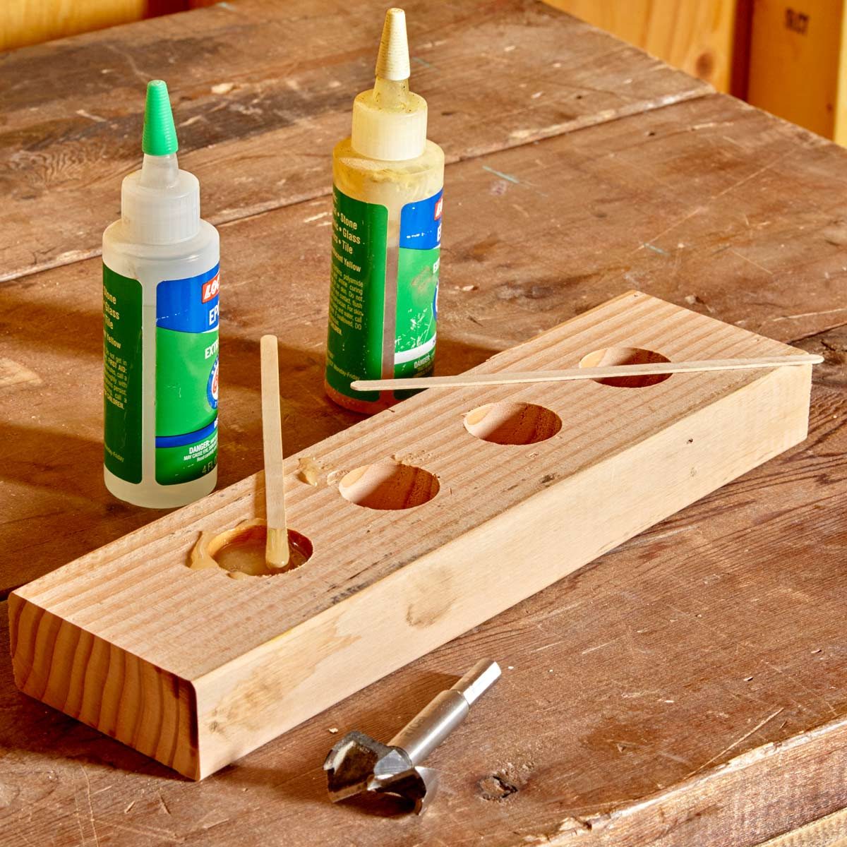 Make a mixing block