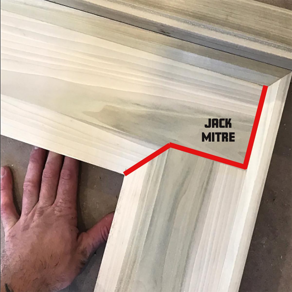 Consider using a jack mitre