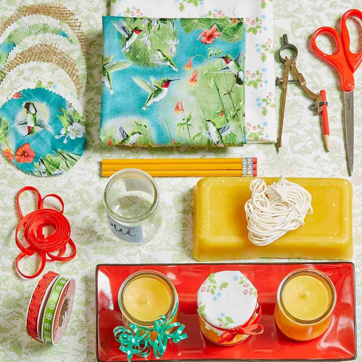 Everything you’ll need for DIY beeswax candles