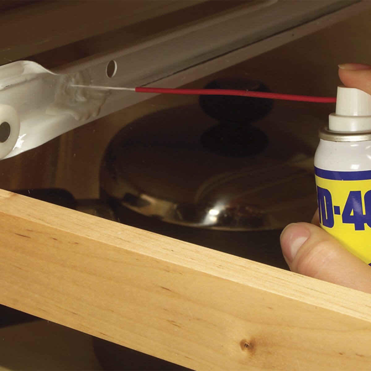 How to fix a drawer: lubricate sticking drawers