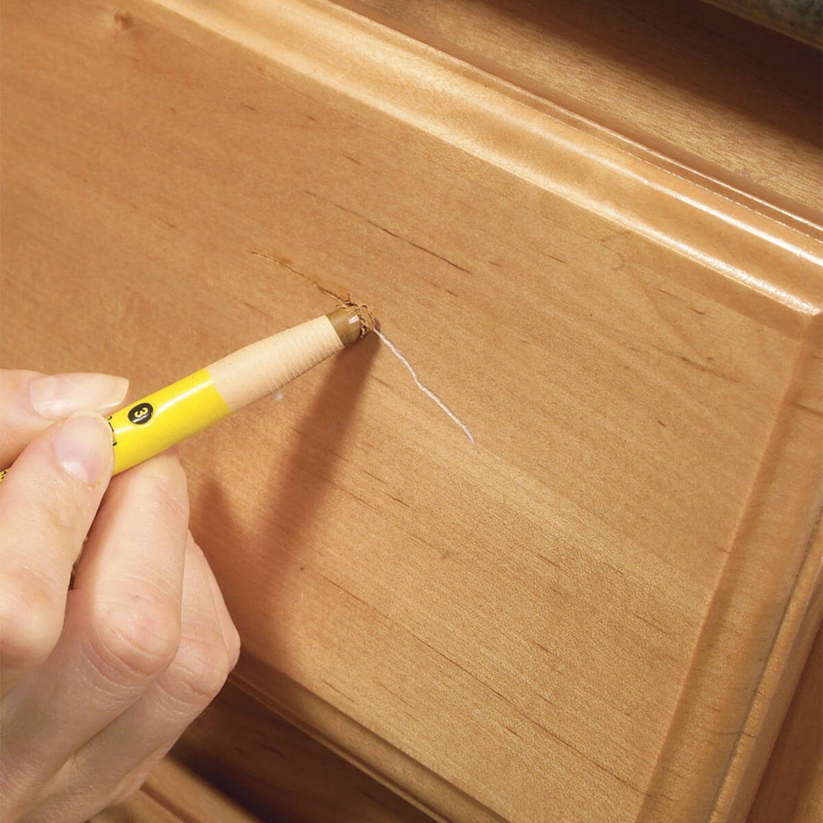 Touch up nicks and scratches