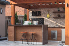 Stylish outdoor kitchen bar ideas