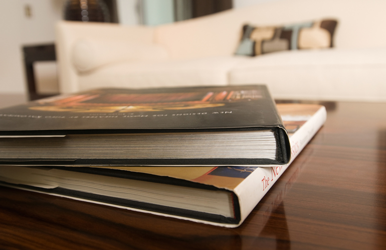 Mix up coffee table books