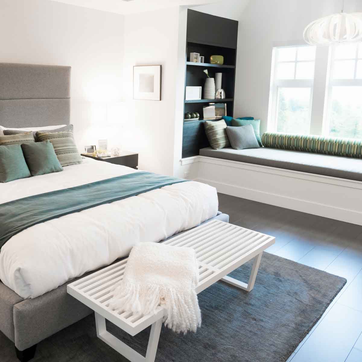 Bedroom sitting area
