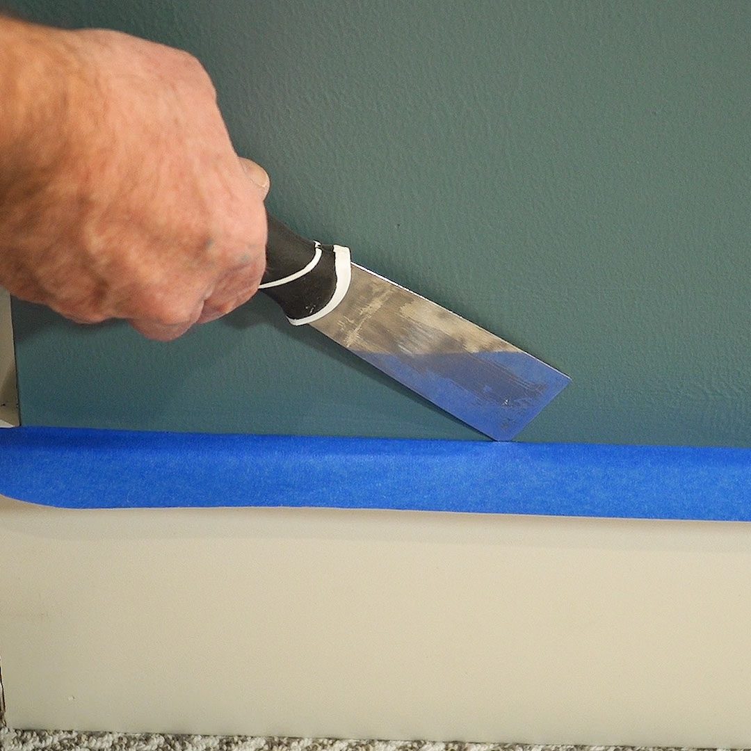 Step 9: Peel tape and clean up