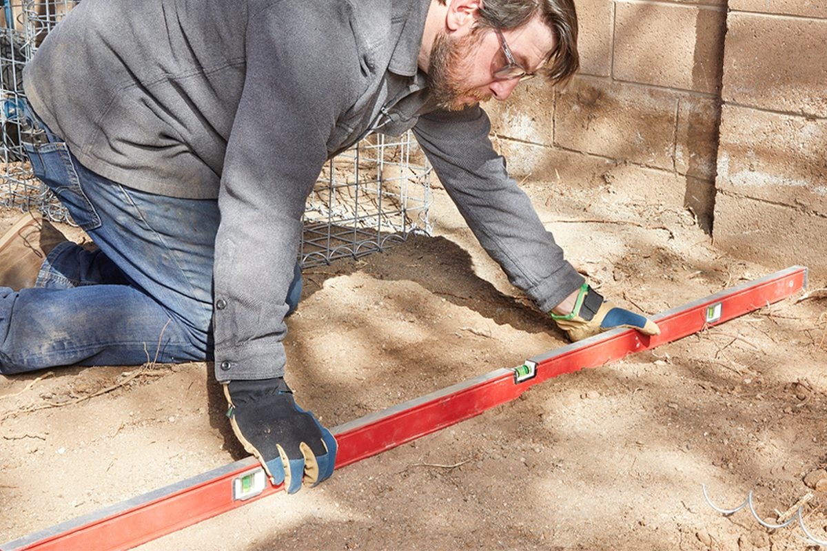 Step 1: Gabion baskets