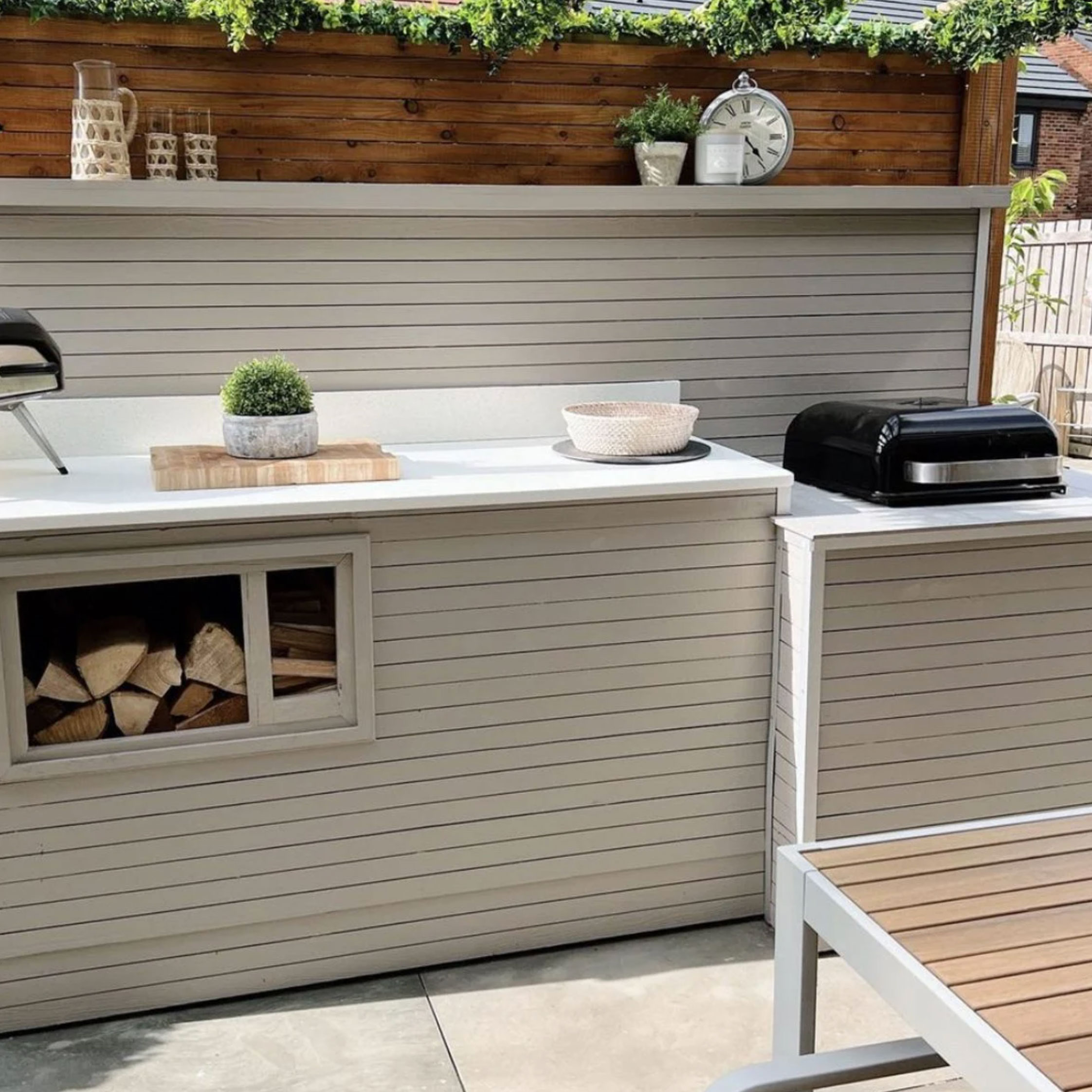 Functional yard divider