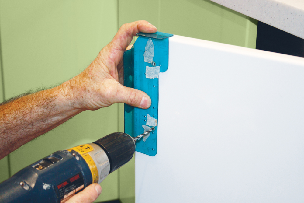 Tips For Replacing Cabinet Handles And, Kitchen Cabinet Door Hardware Jig