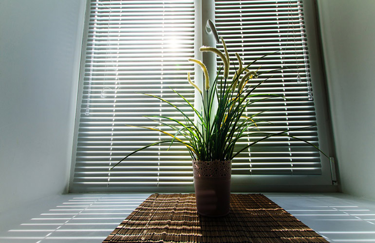 Spotlight venetian blinds