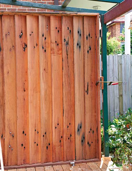 DIY PRIVACY SCREEN CLOSE UP, handyman magazine, 