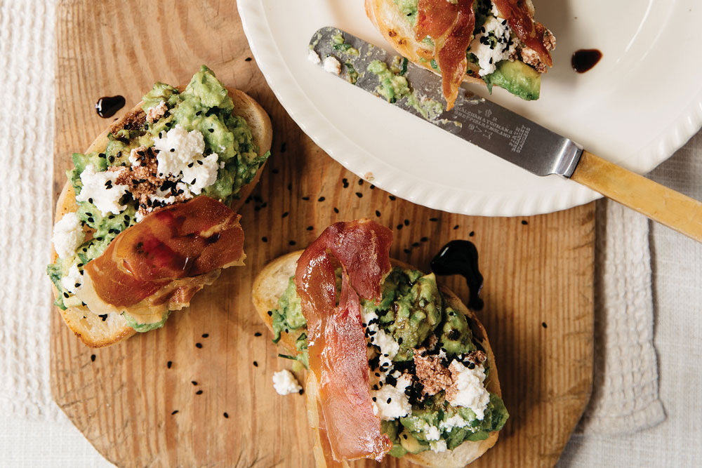 avocado smash, food for sharing italian style, handyman magazine,