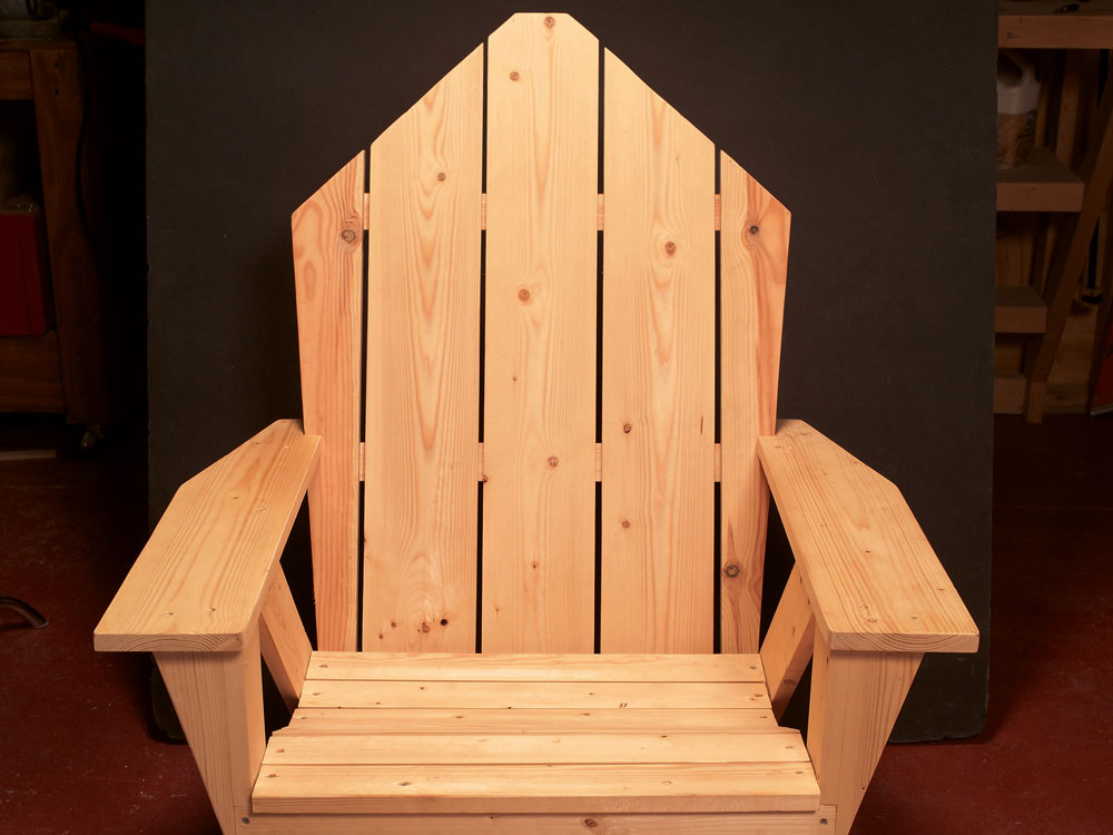 gable back adirondack chair, handyman magazine, 