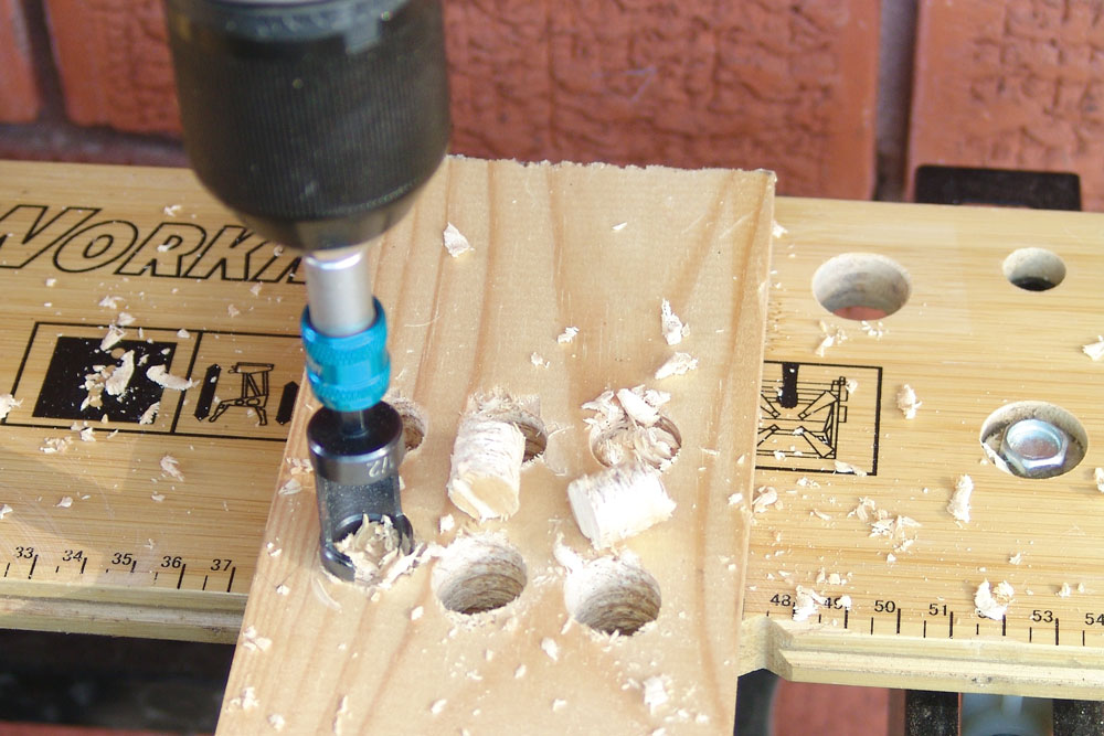 handyman magazine, DIY, plungecut, make a timber step stool, 
