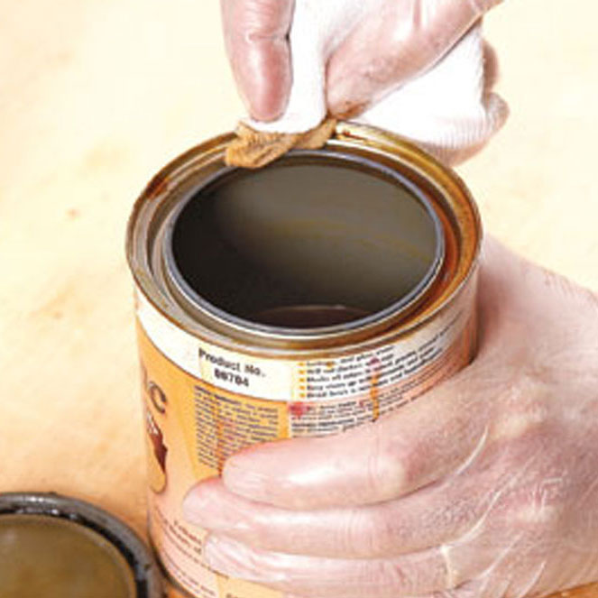 clean the rim of paint cans to prevent sticking 