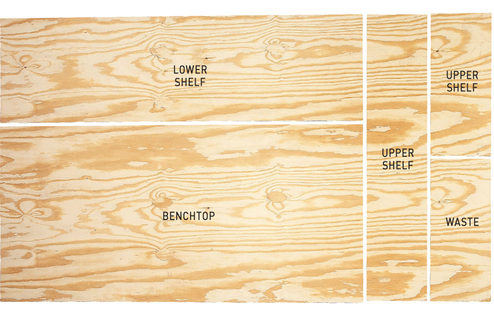 plywood cutting setout, handyman magazine, 