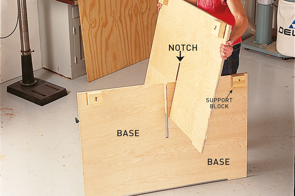 knockdown table, handyman magazine, 