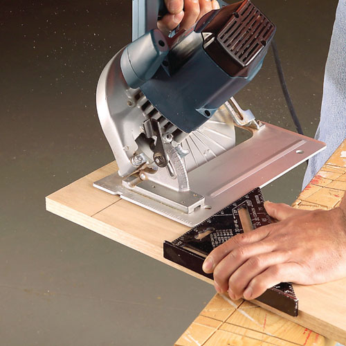 hold the speed square on a circular saw, handyman magazine, 