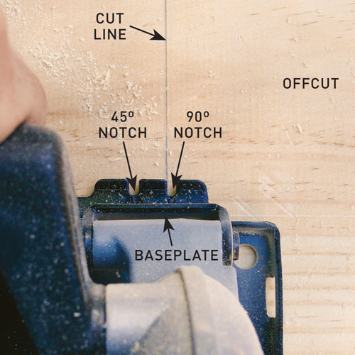 testing the accuracy of a cut, handyman magazine, 