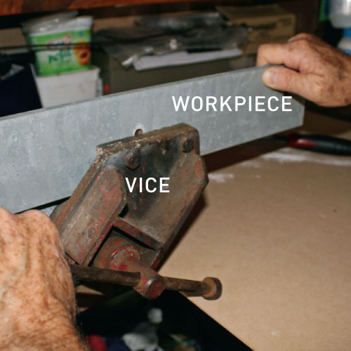 clamp the workpiece in a vice, handyman magazine, 