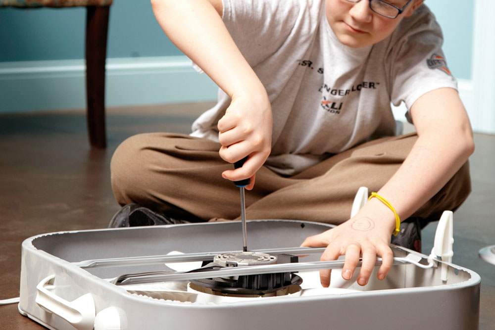 kids DIY, diy, handyman magazine, disassembling an appliance 