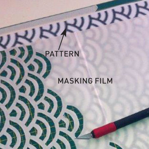 step 1. cut the design, handyman magazine, 