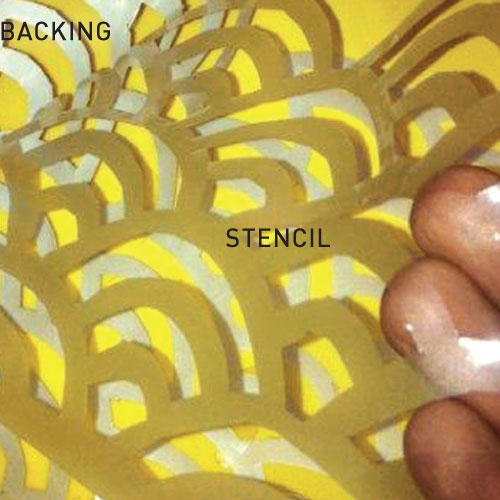 step 2. attach the stencil, handyman magazine, 