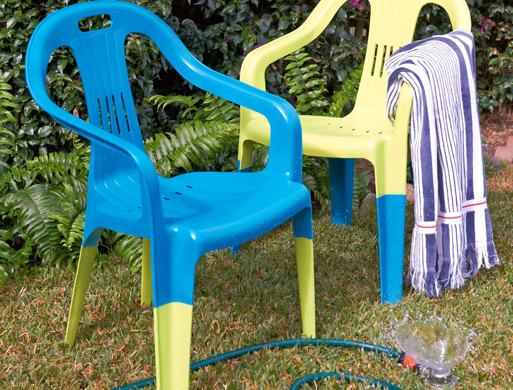 how to spray paint plastic chairs handyman magazine, 