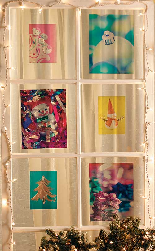 festive window stickers, handyman magazine, 