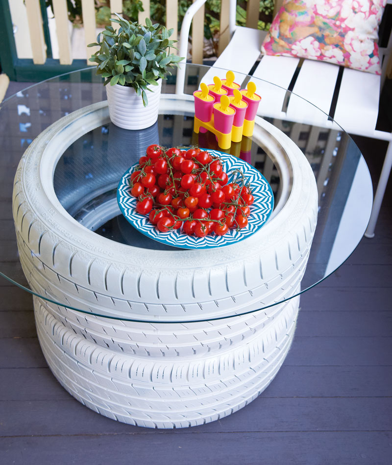 handyman magazine, turn tyres into a coffee table, handyman magazine