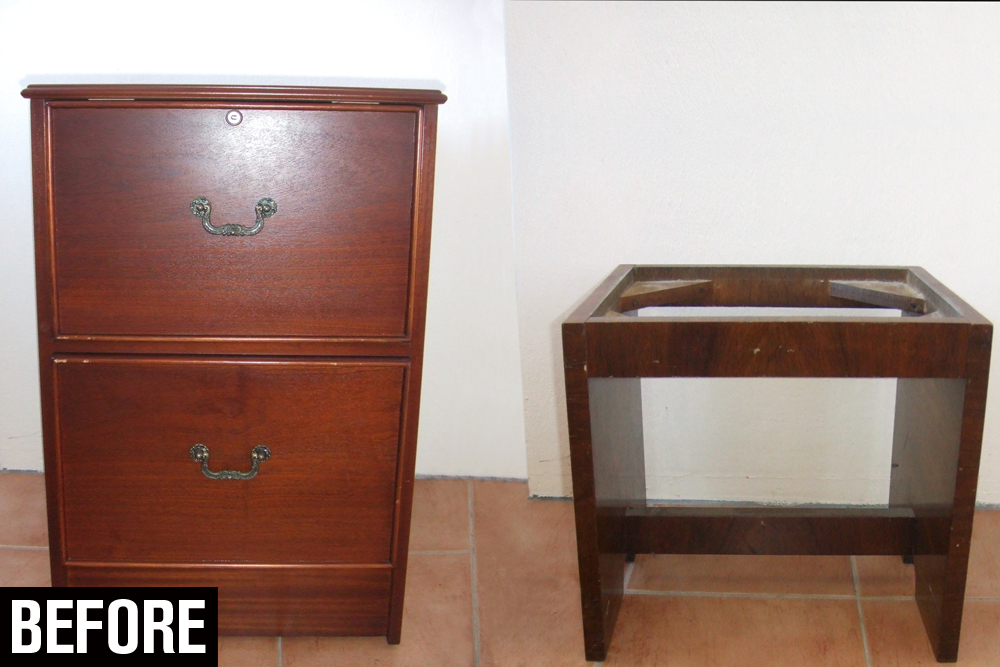 old piano bench and drawers before upcycle , 3 easy up cycling projects, 