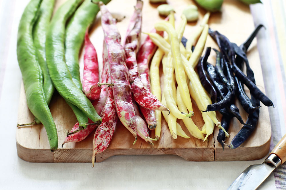 beans on a cutting board, handyman magazine, 